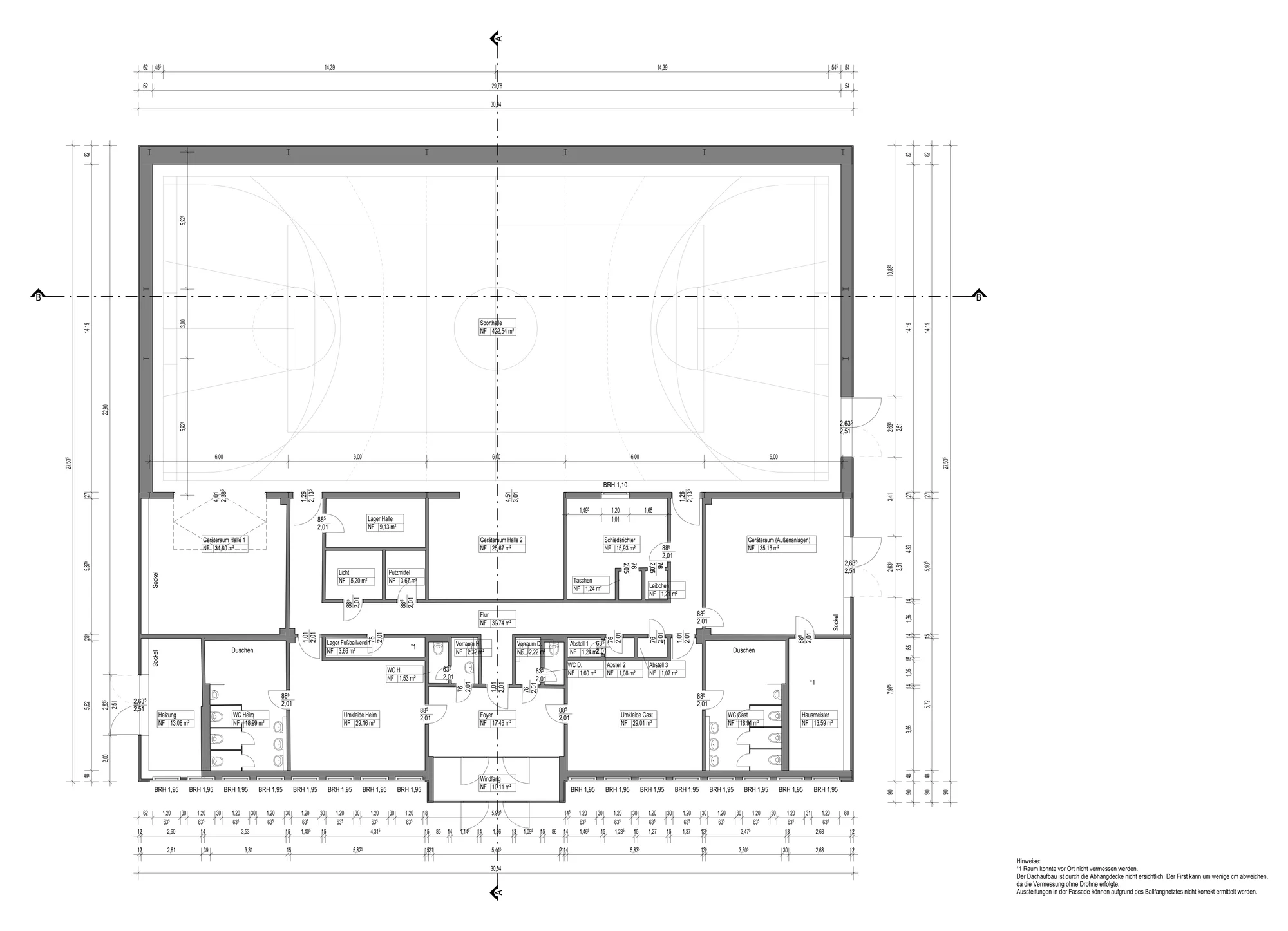 Turnhalle – Isometrie